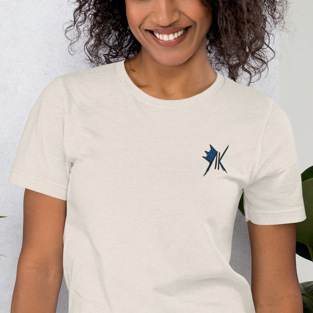 AK Crown Embroidered Logo Unisex T-shirt